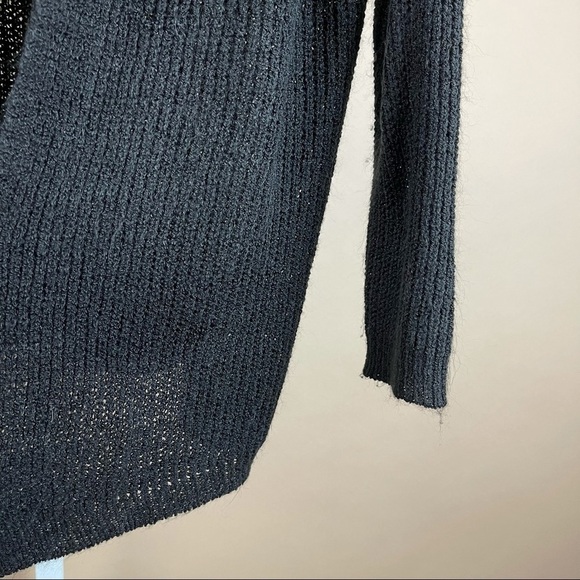 Dreamers Boho Small Cross Back Open Front Cardigan Knit Open Back Cover - Picture 3 of 7